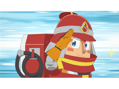 のりものまん モービルランドのカークン 第6話 消防車ポンプ、出動！