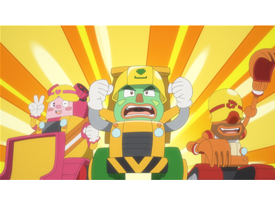のりものまん モービルランドのカークン 第9話 工事するのりもの