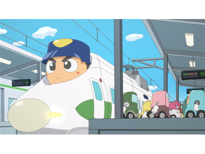 のりものまん モービルランドのカークン 第19話 新幹線が来た！