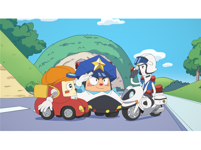 のりものまん モービルランドのカークン 第20話 白バイはすばやい！