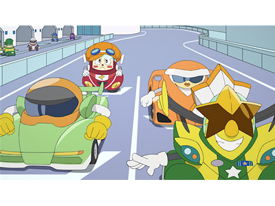 のりものまん モービルランドのカークン 第50話 ワールドレース スタート！